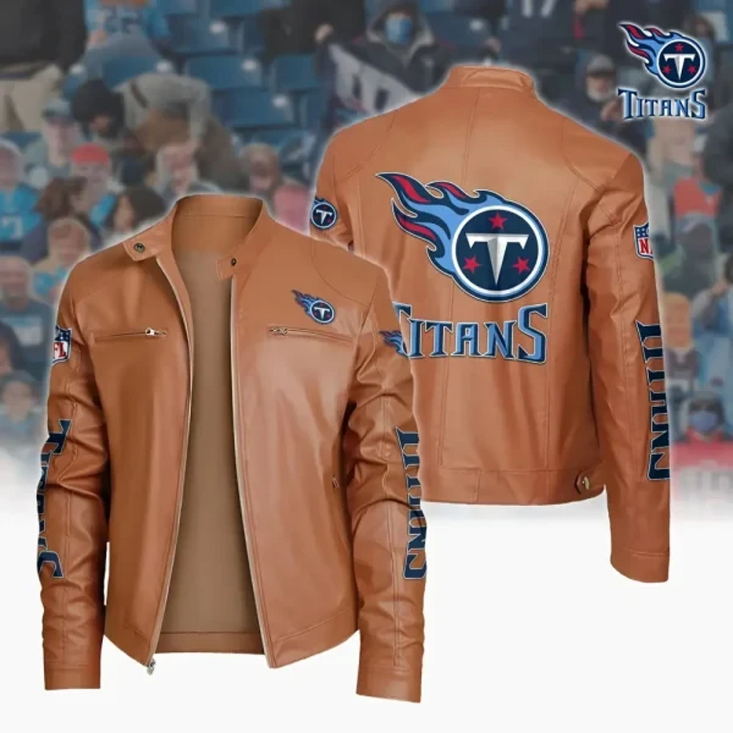 TEN x NFL Sport Leather Jacket DATND TANTD
