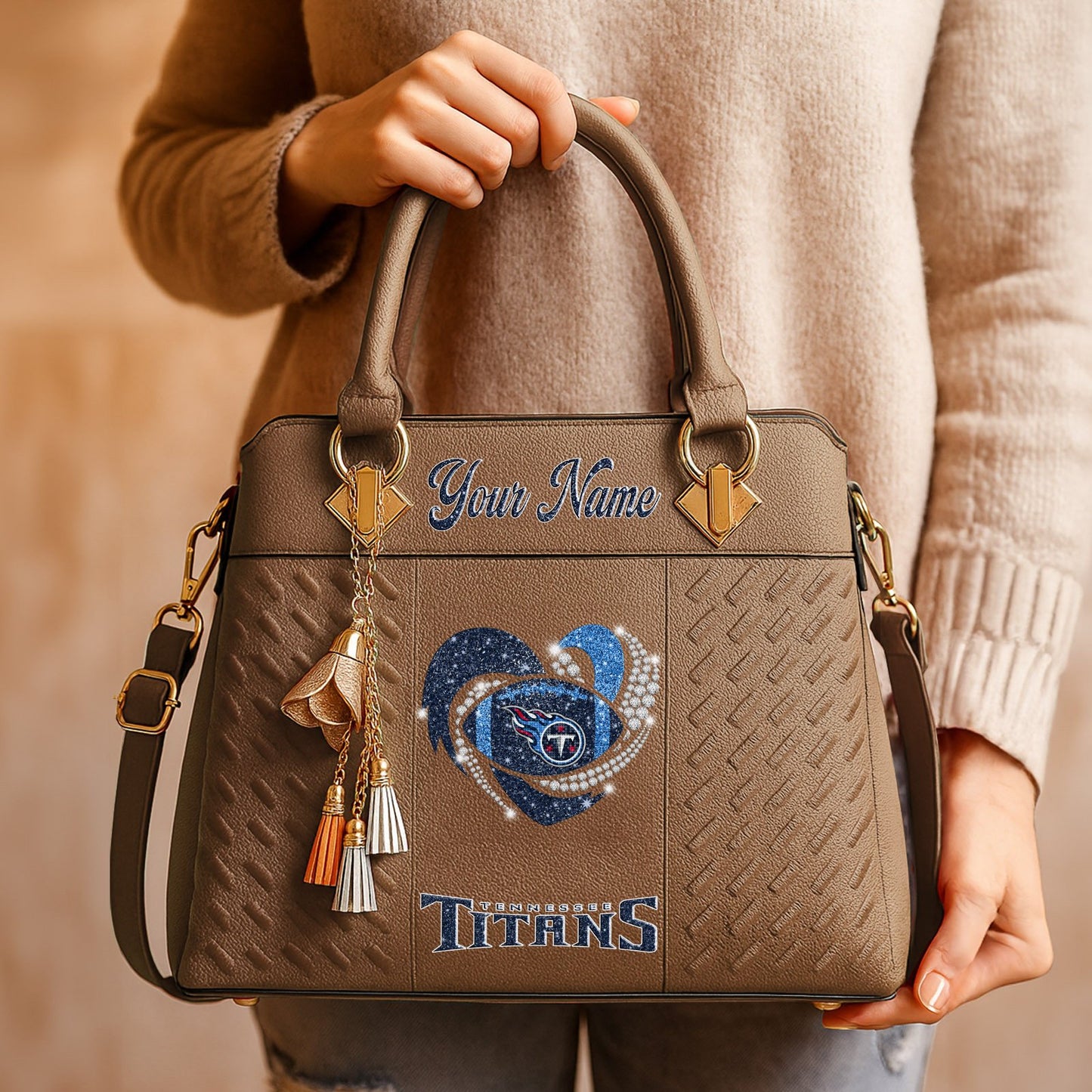 TEN x NFL Zip Handbag 0811 DatND DVT