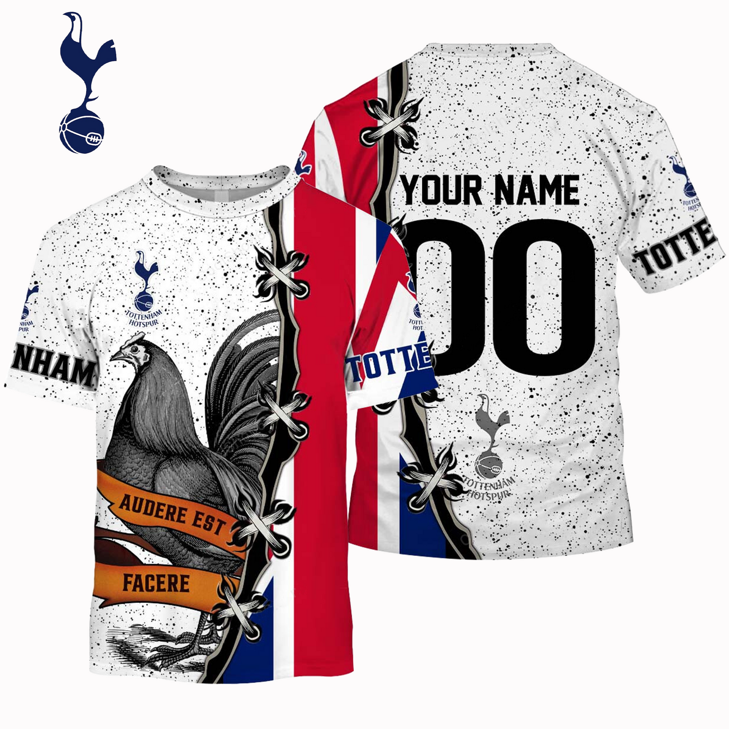 TH x EPL UK Flag Mascot Design Shirt DDT CTND