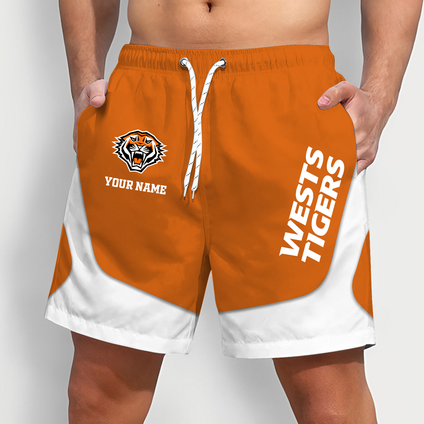 TIG x NRL Team Special Short Pants For Men Custom Name Gifts DATND TANTD