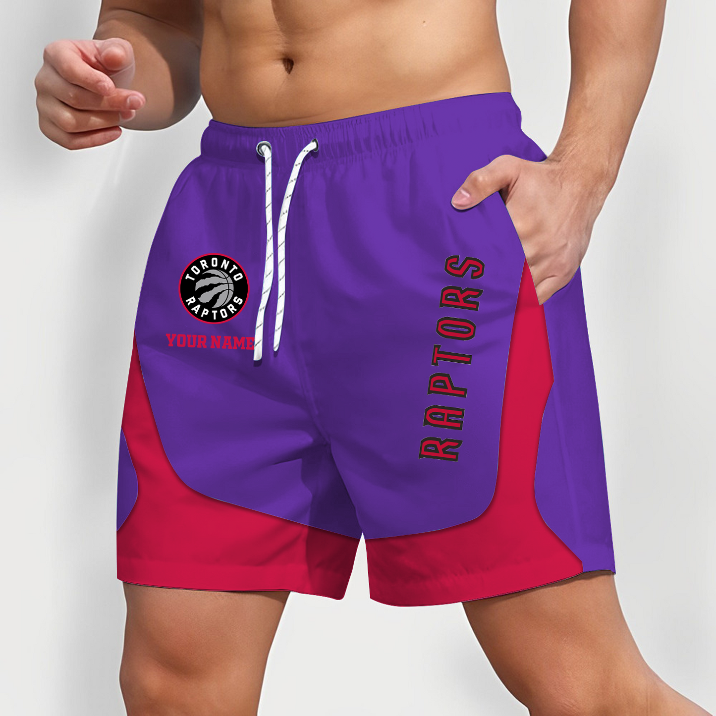 TOR x NBA Team Special Short Pants For Men Custom Name Gifts DATND TANTD