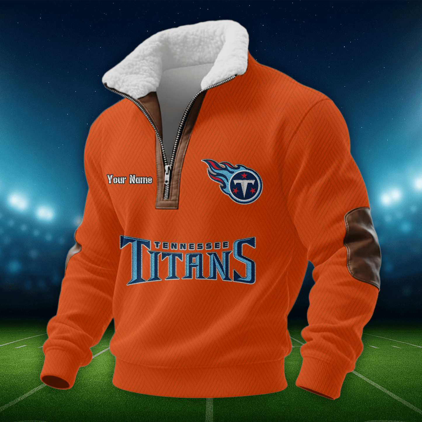 TT NFL Men Fur Collar Sweatshirt DDT CTND