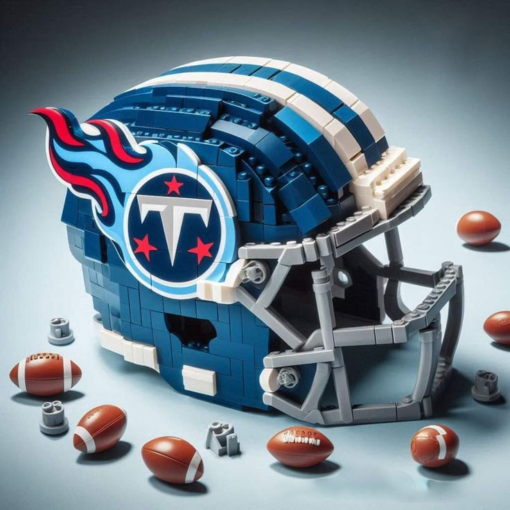 NFL Teams Helmets Armed With LEGO-Like Blocks DDT CTND KAN