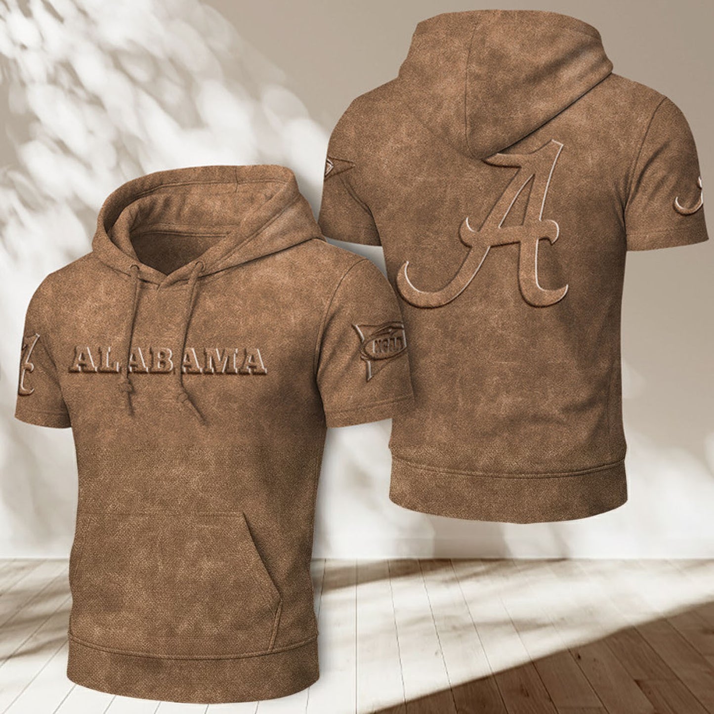 UA x NCAA Half Sleeve Hoodie T-Shirt DatND ThuongNH