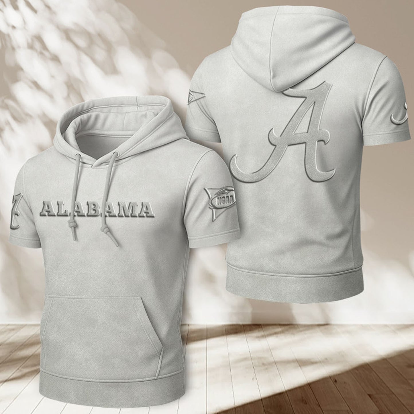UA x NCAA Half Sleeve Hoodie T-Shirt DatND ThuongNH