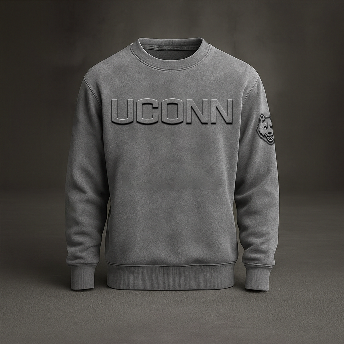 UCONN x NCAA Embossed Sweat Shirt DATND TANTD