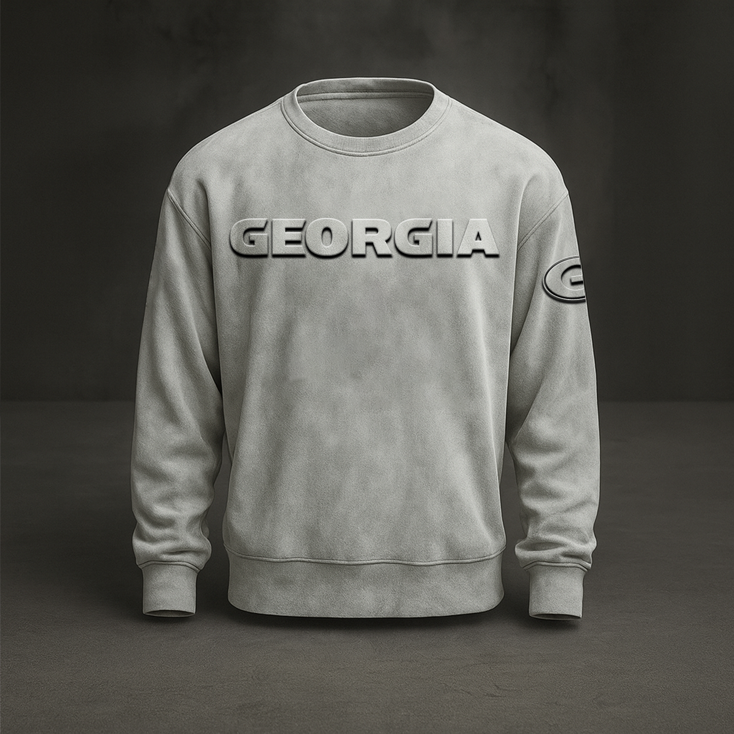 UGA x NCAA Embossed Sweat Shirt DATND TANTD