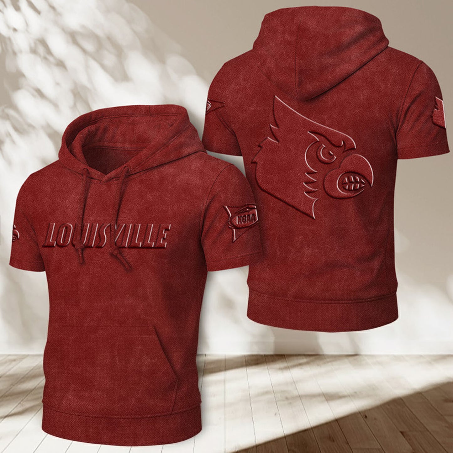 UOFL x NCAA Half Sleeve Hoodie T-Shirt DatND ThuongNH