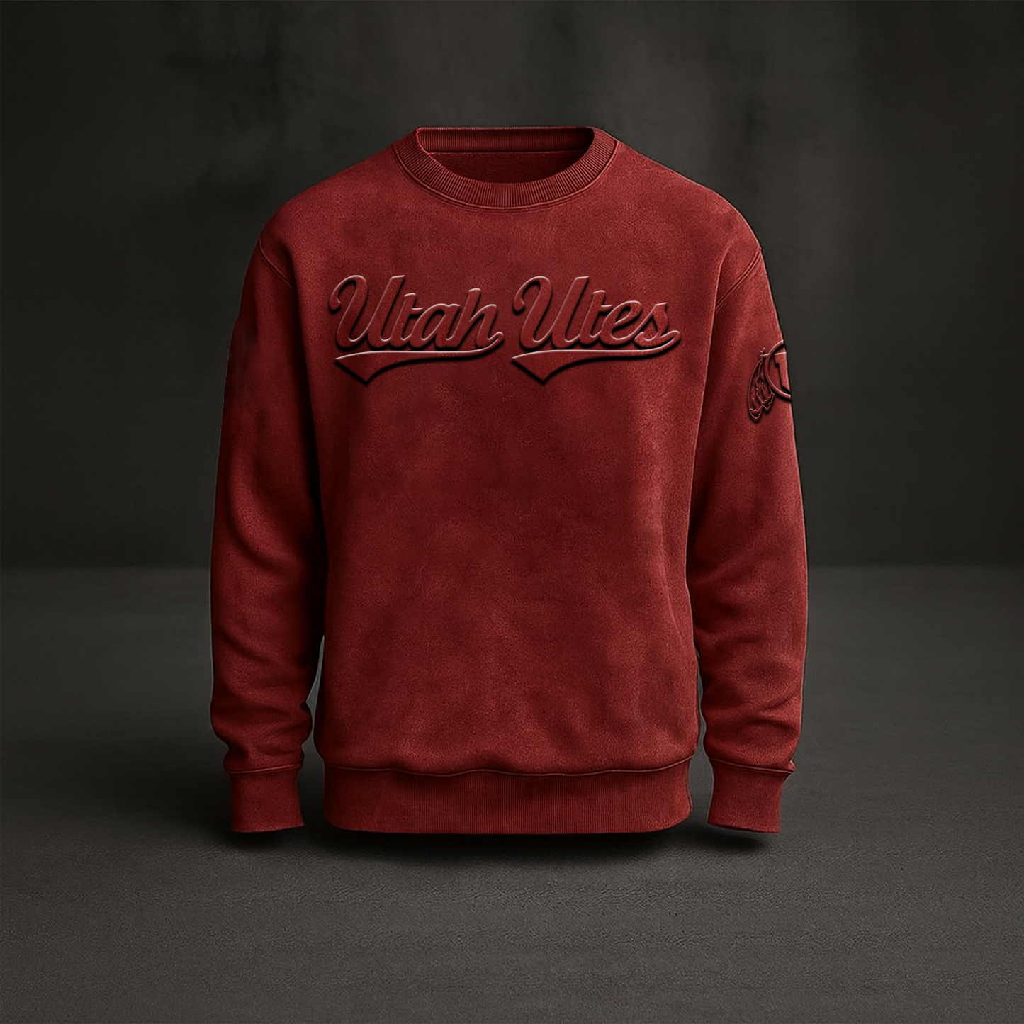 UTAH x NCAA Embossed Sweat Shirt DATND TANTD