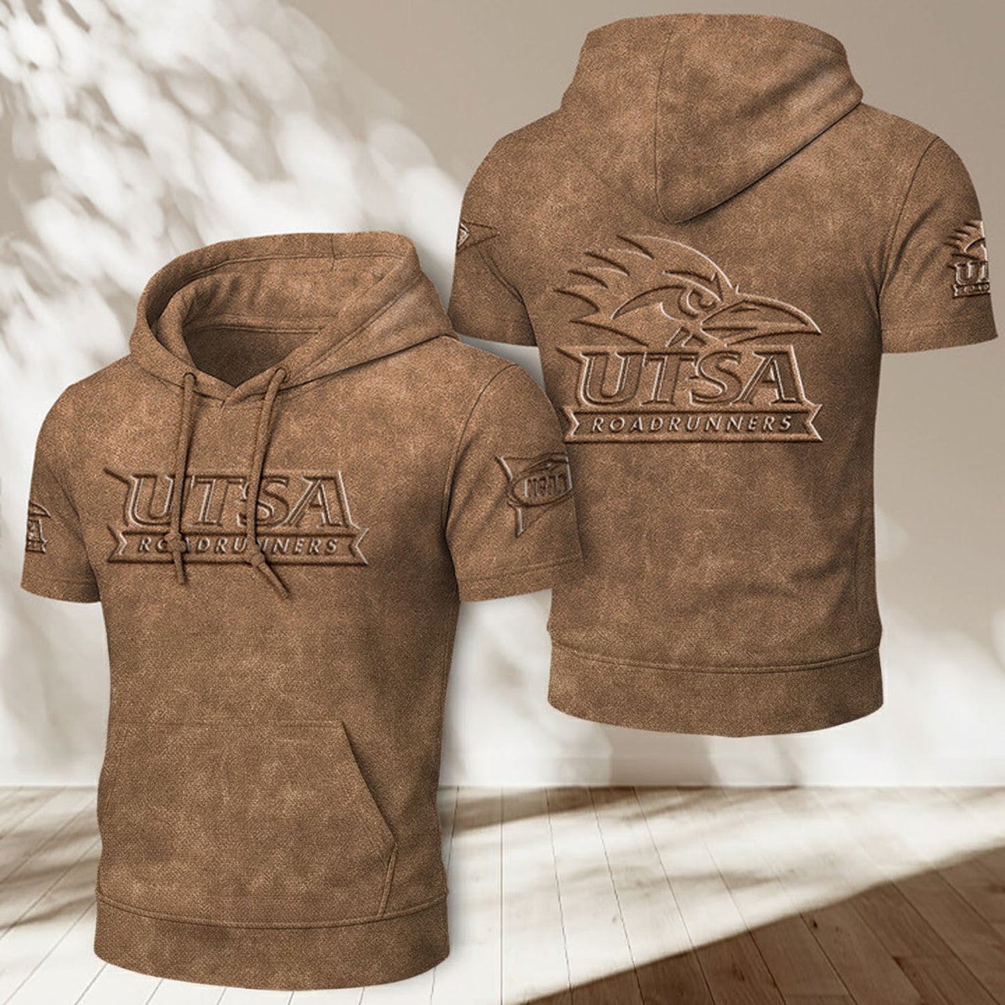 UTSA x NCAA Half Sleeve Hoodie T-Shirt DatND ThuongNH