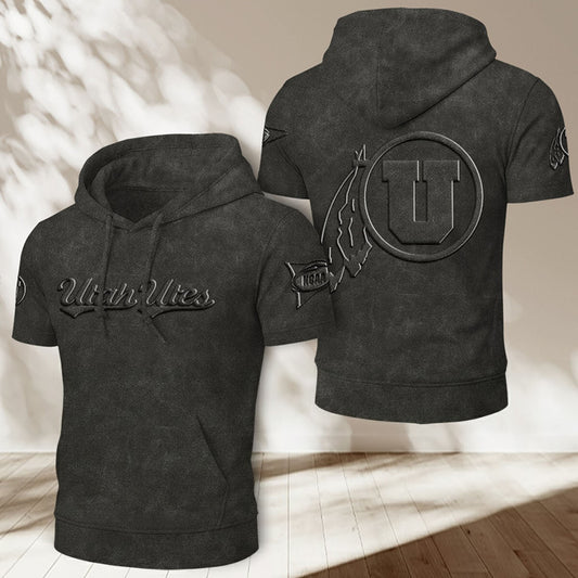 UU x NCAA Half Sleeve Hoodie T-Shirt DatND ThuongNH