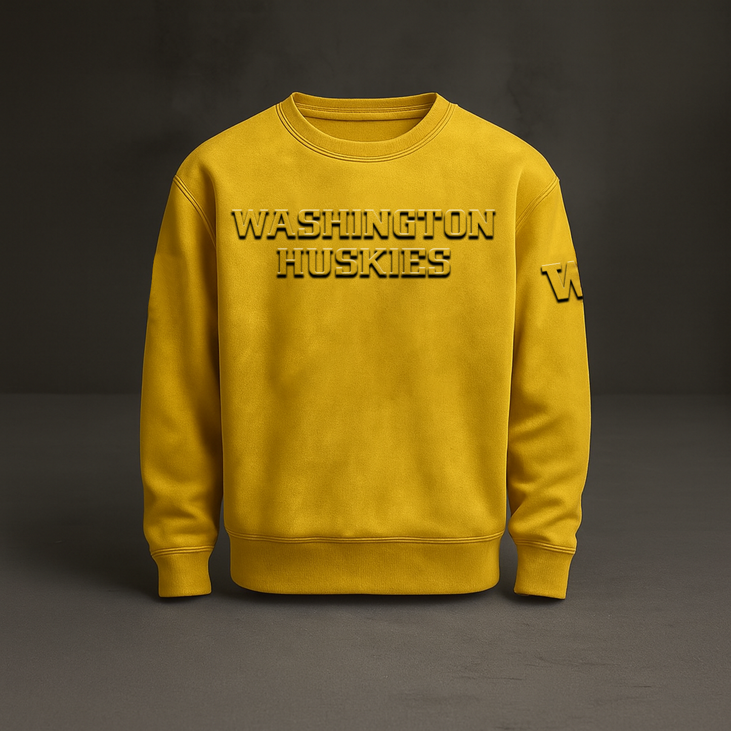 UW x NCAA Embossed Sweat Shirt DATND TANTD