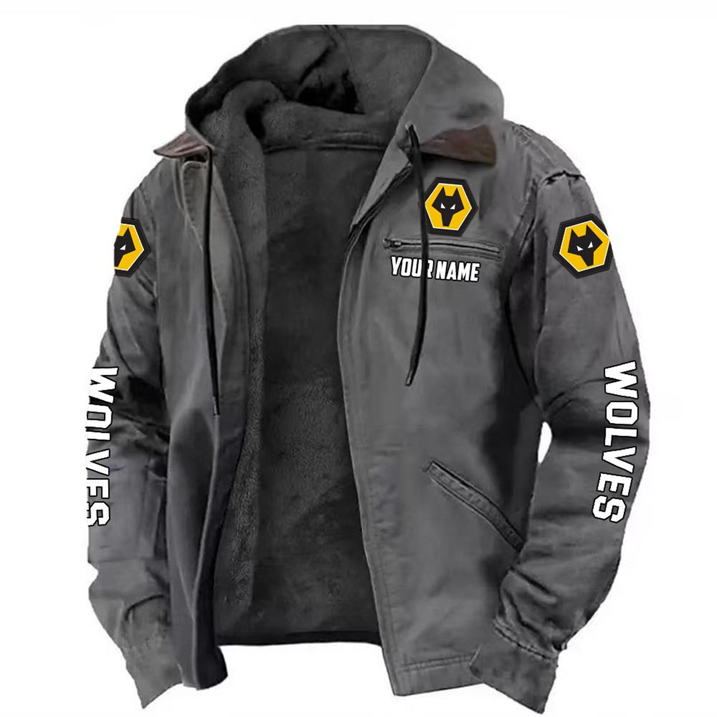 WOL x EPL Zip Hoodie DATND TANTD