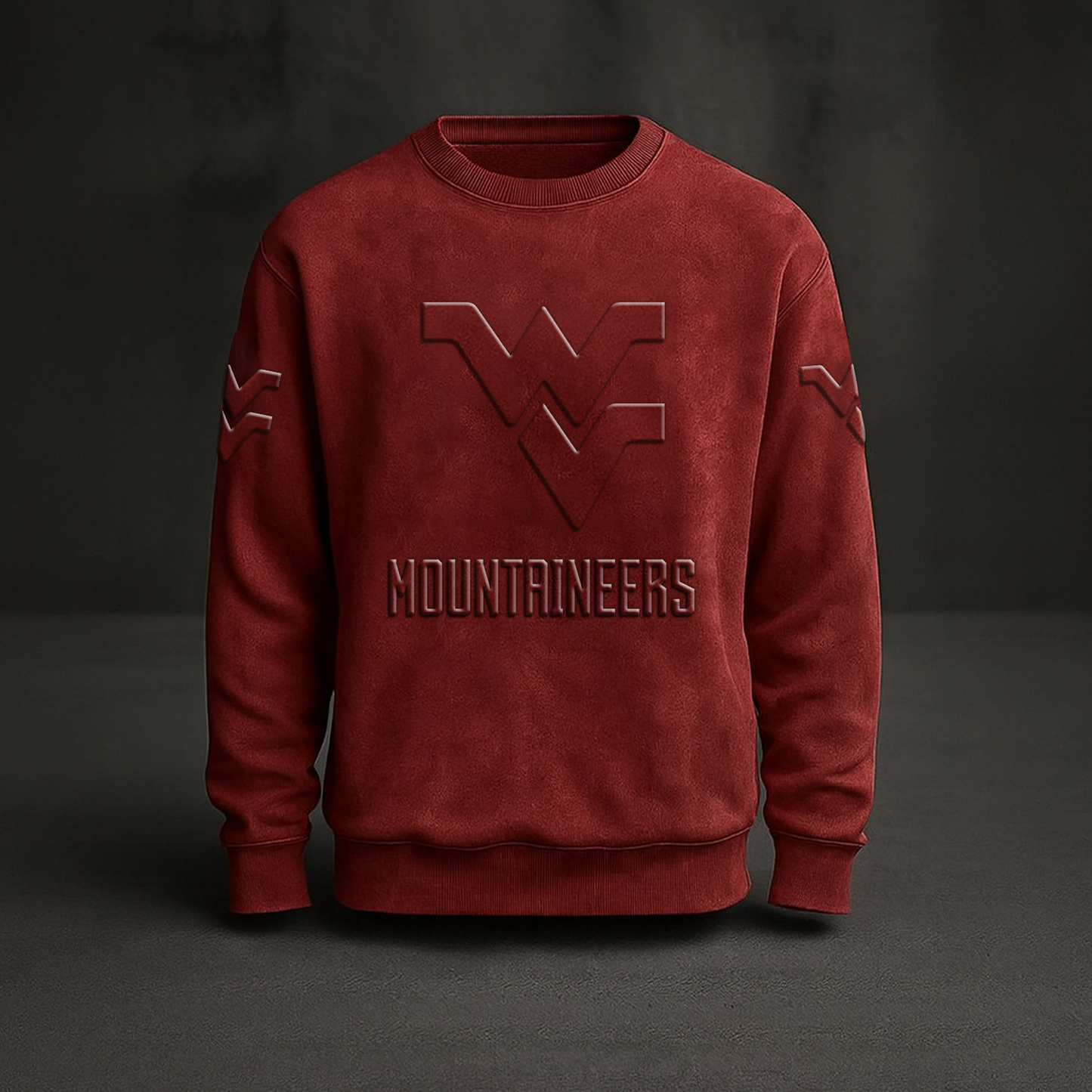 WVU Embossed SweatShirt DatND DVT