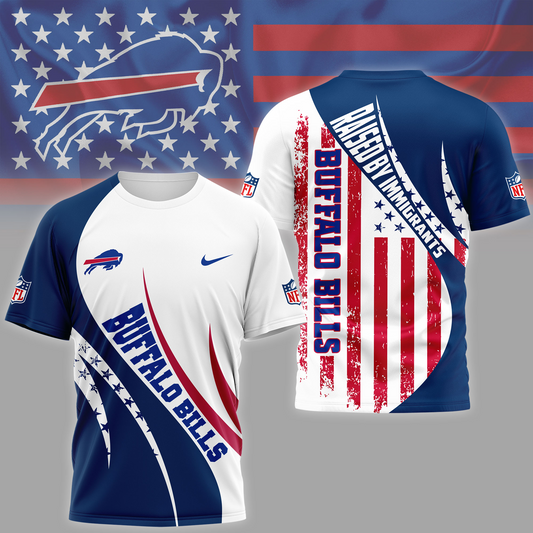 BB Premium NFL Raised By Immigrants 3D Shirt DDT NTL