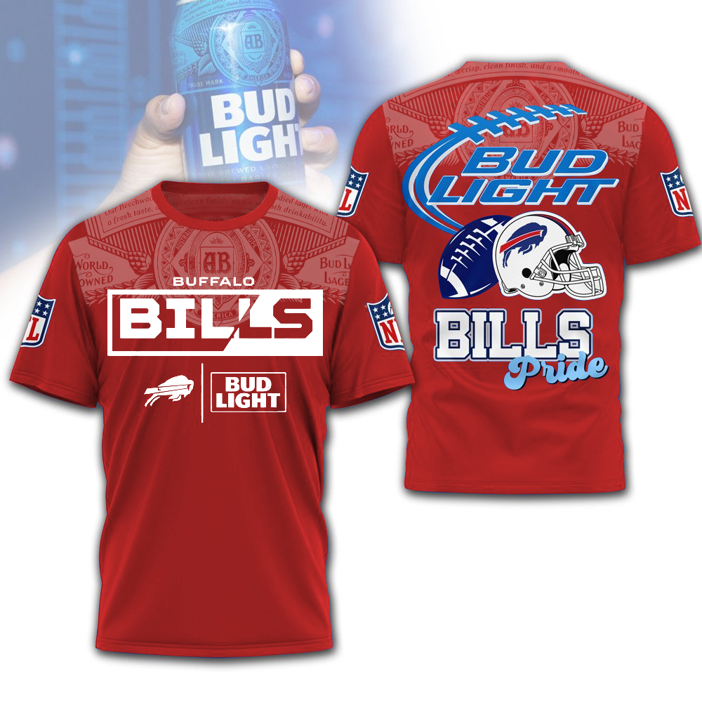 BB Premium NFL x Bud Light 3D T-shirt DDT CTND