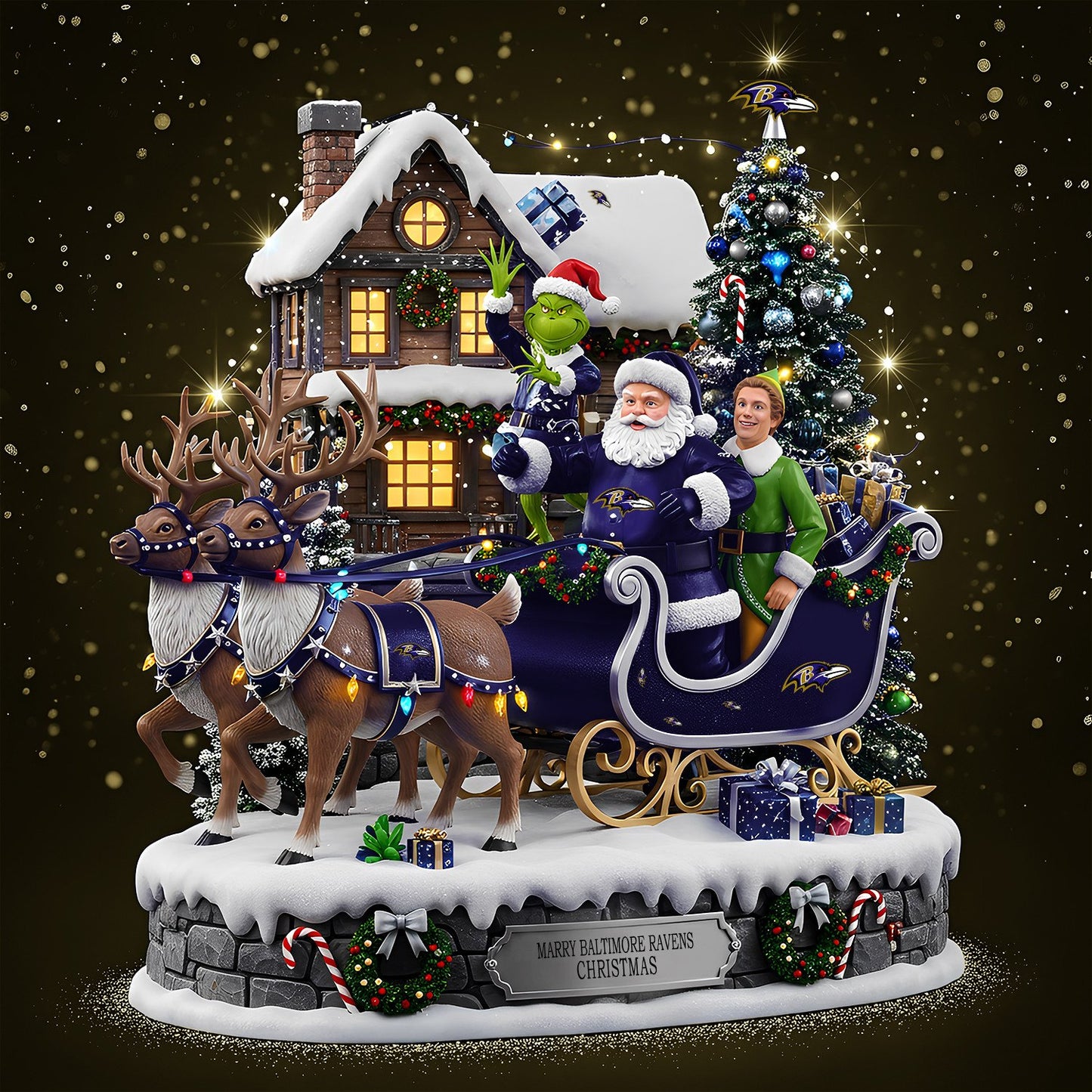 BR Acrylic Block - NFL Christmas Gift For Fans DDT CTND