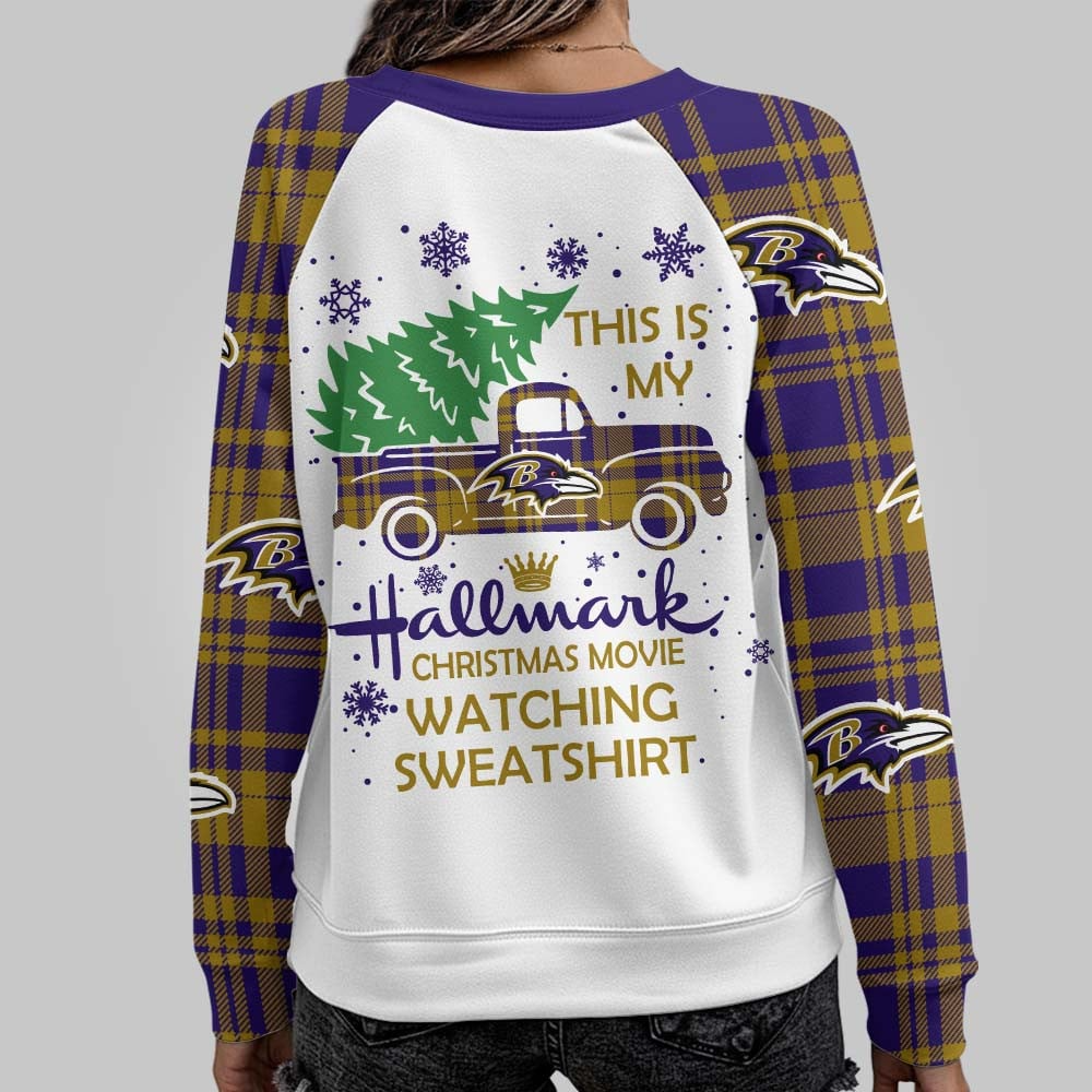 BR Premium NFL Cozy Round Neck Raglan Sleeve Sweatshirt DDT CTND