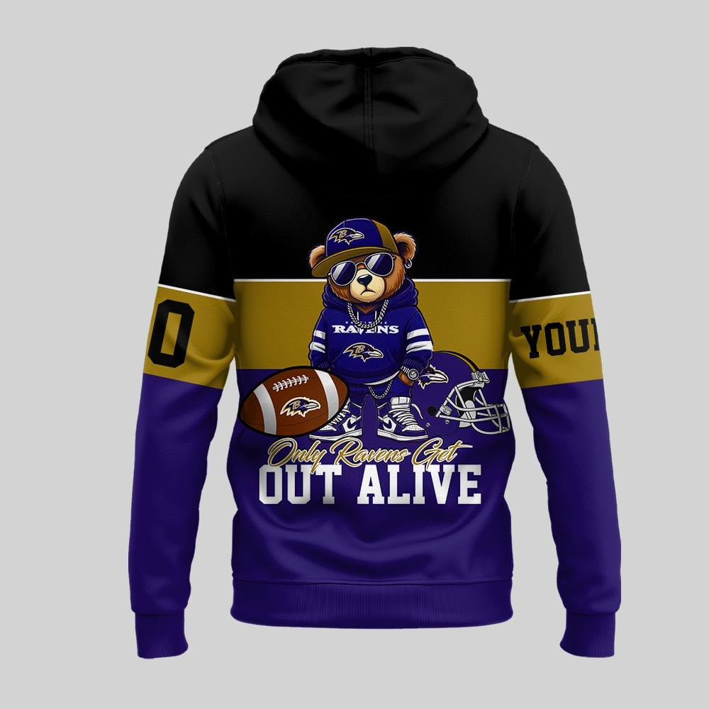 BR Premium NFL Customizable Teddy Bear Hoodie DDT HLPHUONG