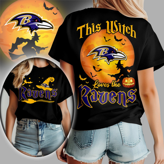 BR Premium NFL Halloween Witch Women Shirt DDT CTND