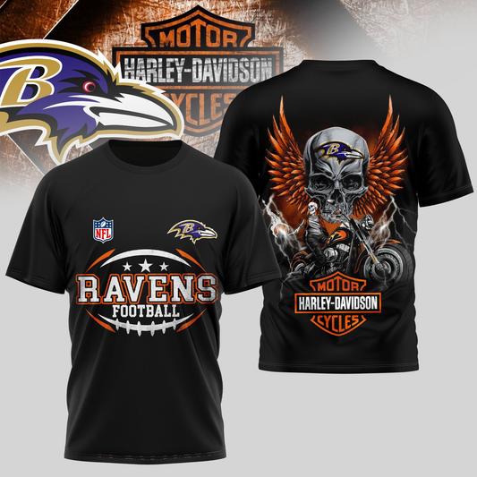 BR Premium NFL Motorcycle 3D Shirt DDT CTND