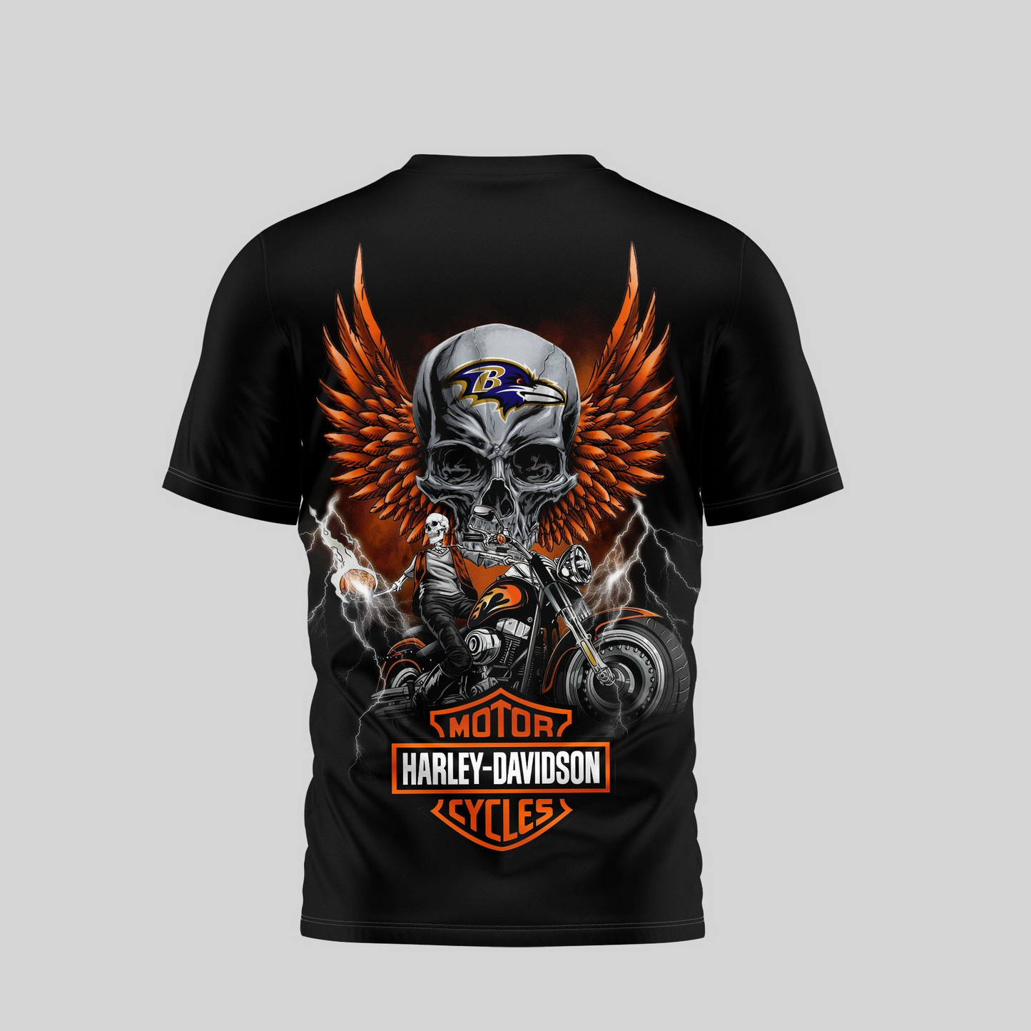 BR Premium NFL Motorcycle 3D Shirt DDT CTND
