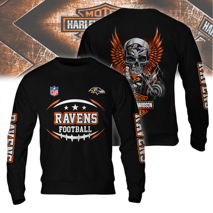 BR Premium NFL Motorcycle 3D Shirt DDT CTND
