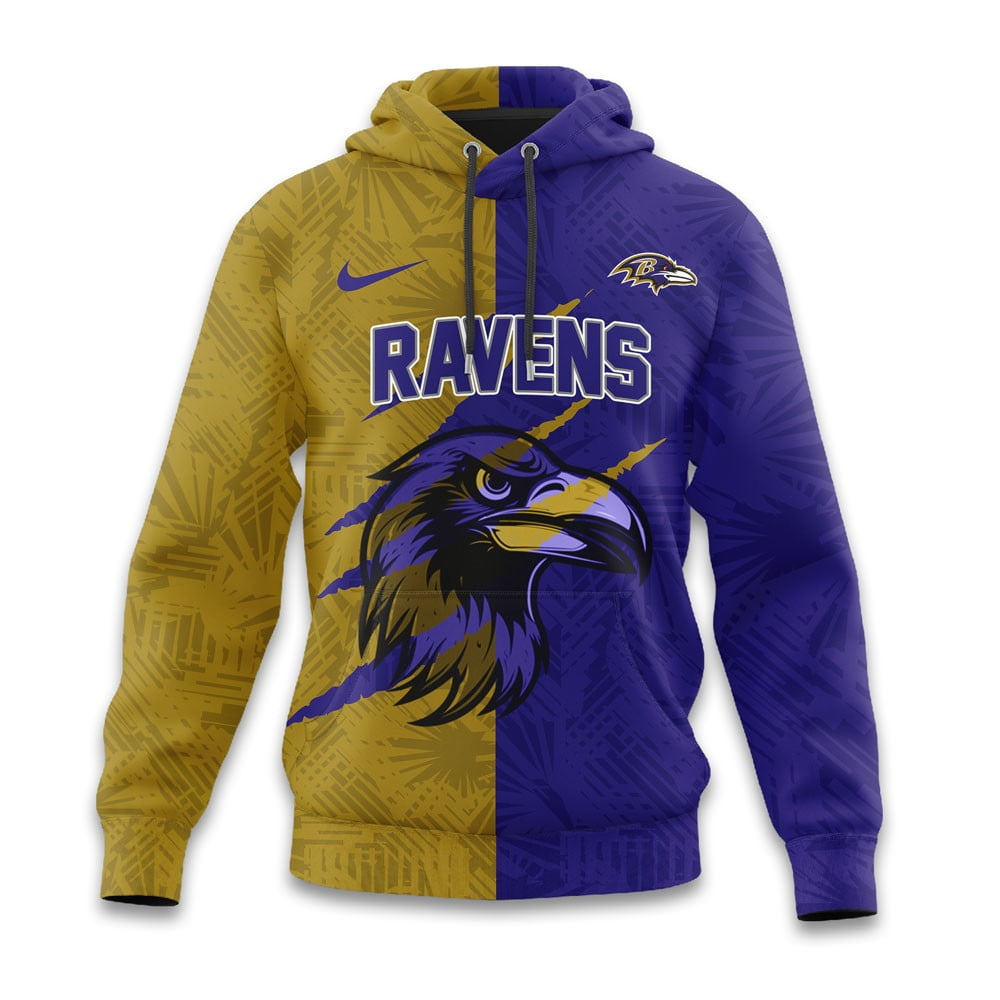 BR Premium NFL Split Color Hoodie DDT HLPHUONG