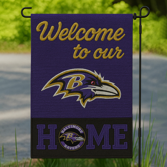 BR Premium NFL Welcome Home Flag DDT NTL