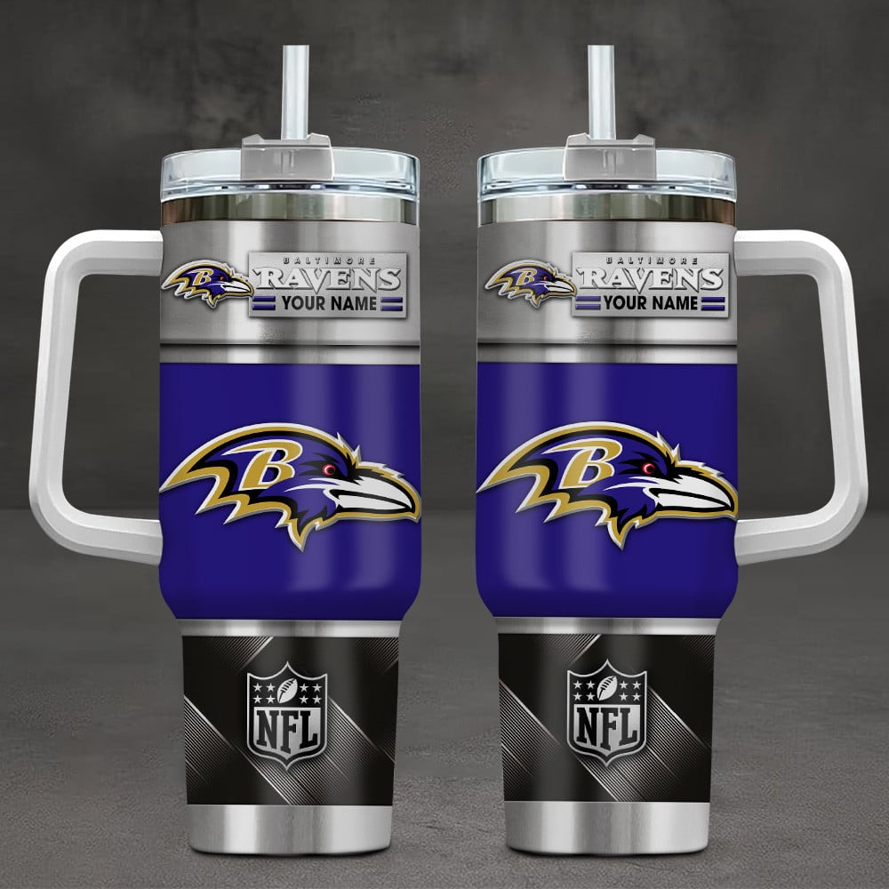 BR x NFL Stainless Steel Tumbler With Handle DDT HLPHUONG
