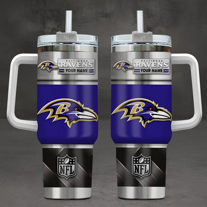 BR x NFL Stainless Steel Tumbler With Handle DDT HLPHUONG