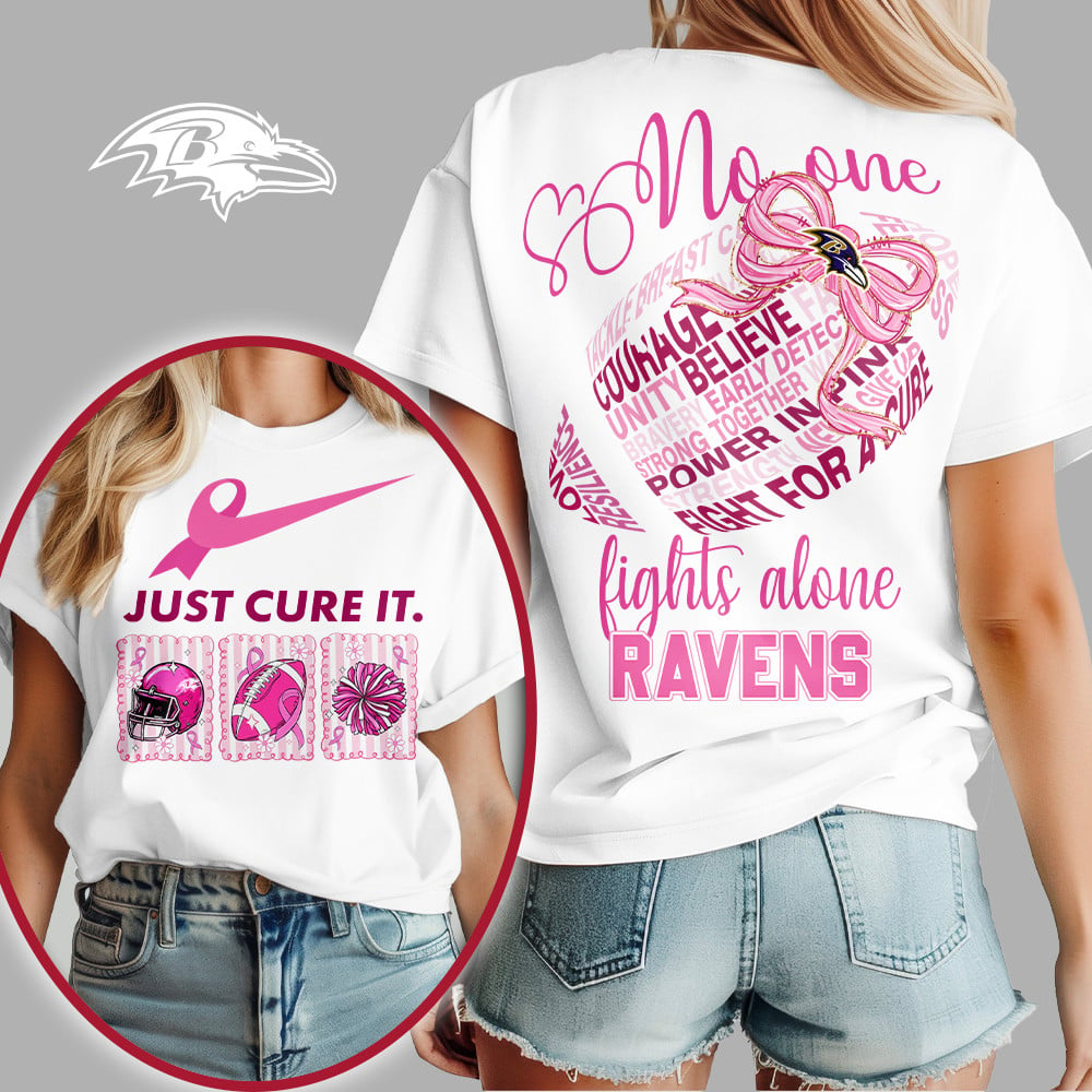 BR x Premium NFL Breast Cancer Awareness T-Shirt DDT HLP