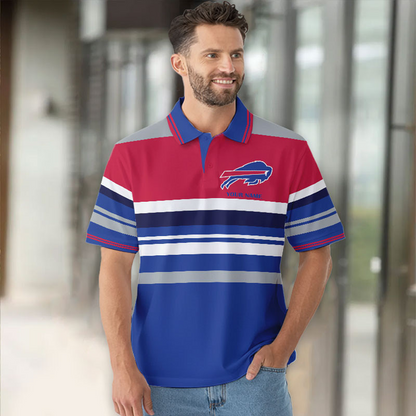 BUF x NFL New Style Men Short Sleeves Polo Shirt DatND DVT