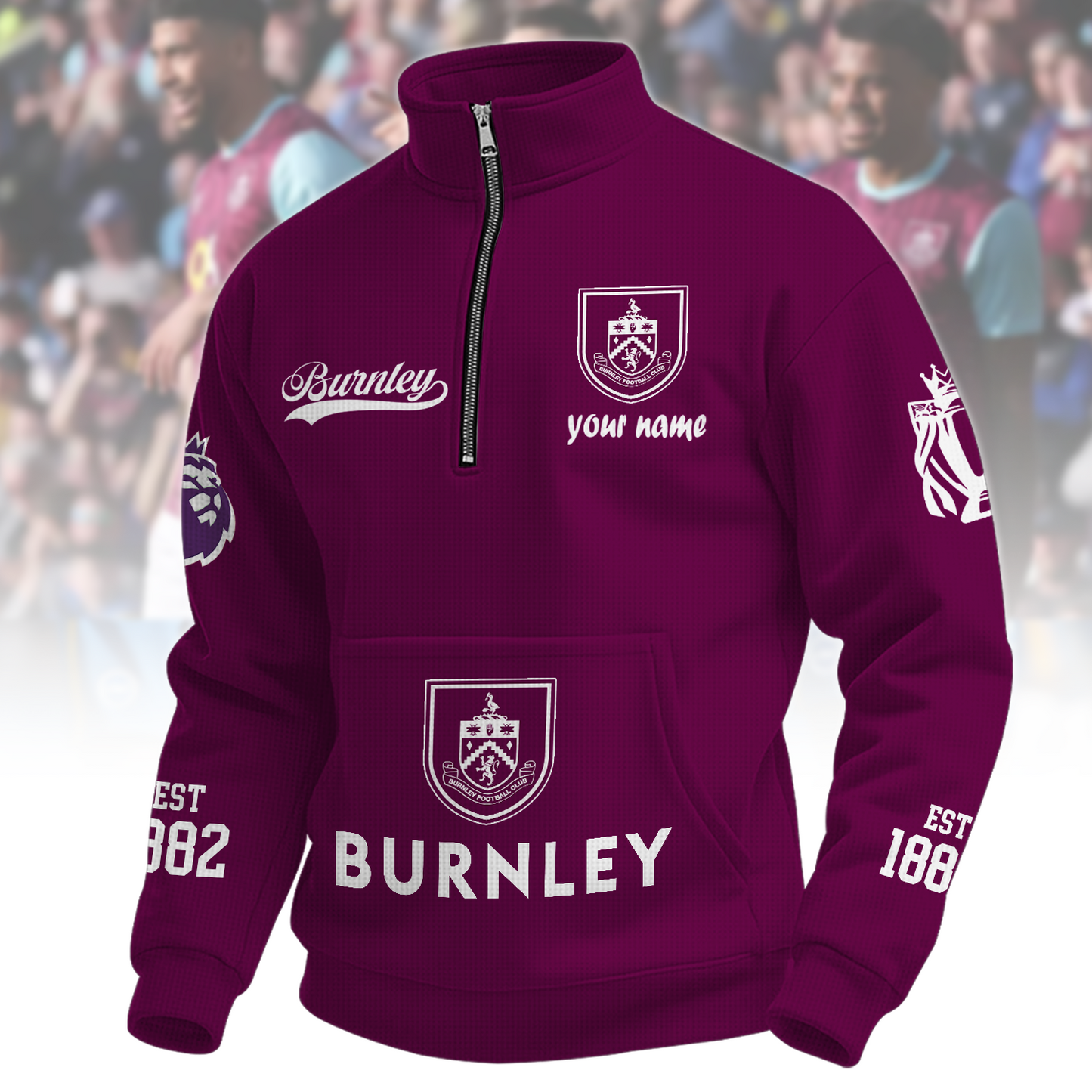 BUR x EPL Quarter-Zip Sweatshirt DatND DVT