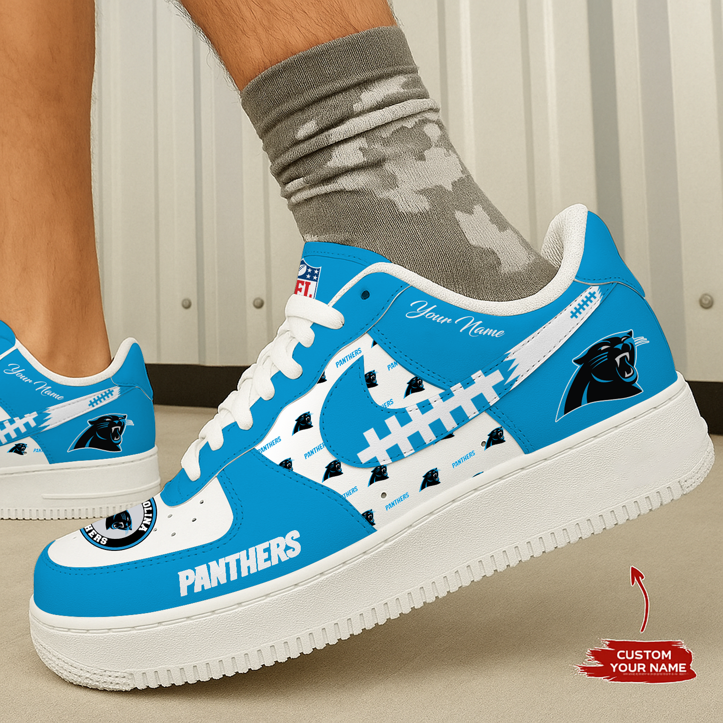 CAR x NFL Personalized AF1 Shoes DatND DVT