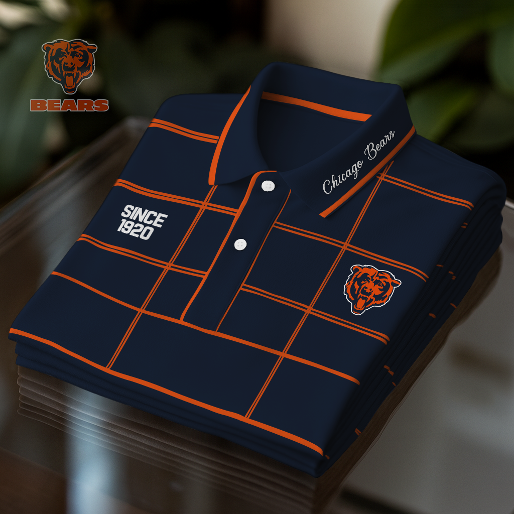 CHI Premium NFL Polo Shirt DDT NTL