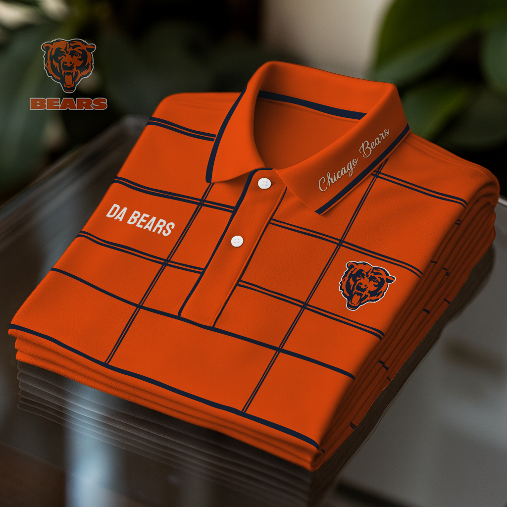 CHI Premium NFL V2 Polo Shirt DDT CTND