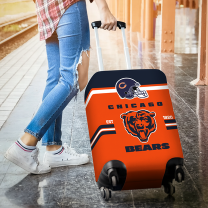 CHI NFL Luggage Cover Suitcase Protector DDT NTL