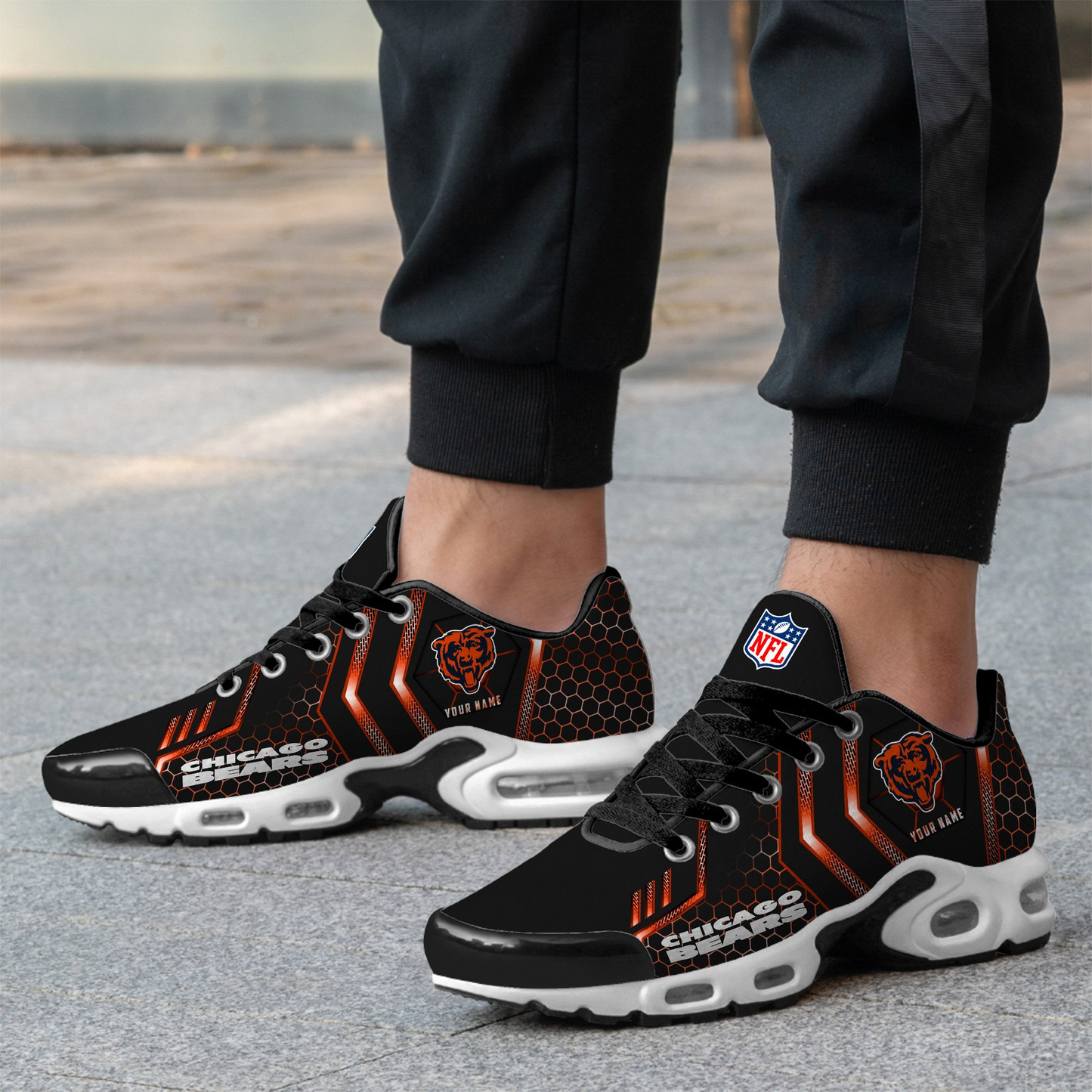 CHI NFL Personalized Air Max Shoes Exclusive DDT CTND