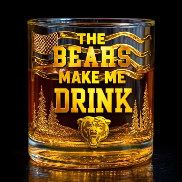 CHI Premium NFL Golden Whiskey Fan Glass DDT HLPhuong