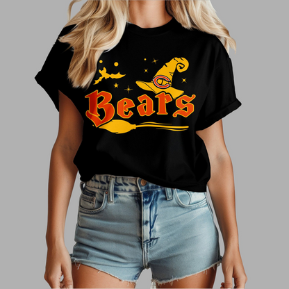 CHI Premium NFL Halloween Witch Women Shirt DDT CTND