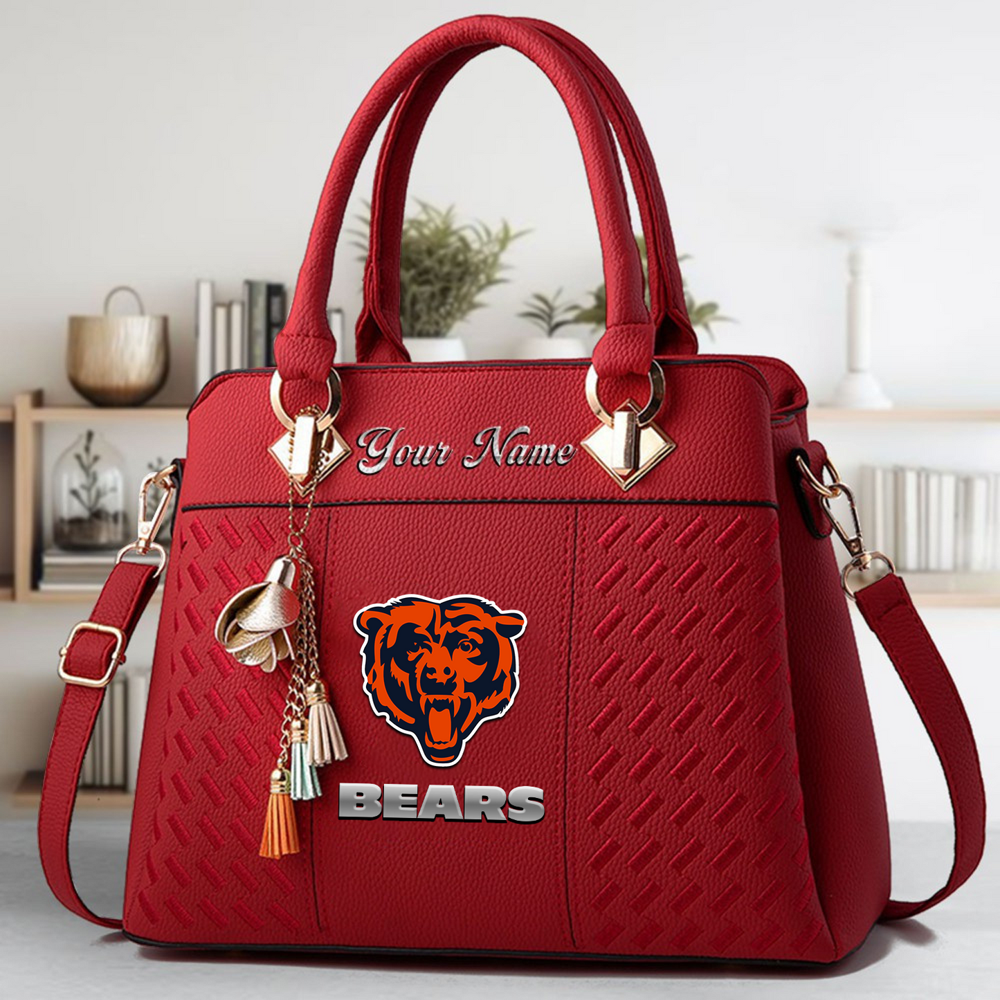 CHI x NFL Leather Bag DATND TANTD