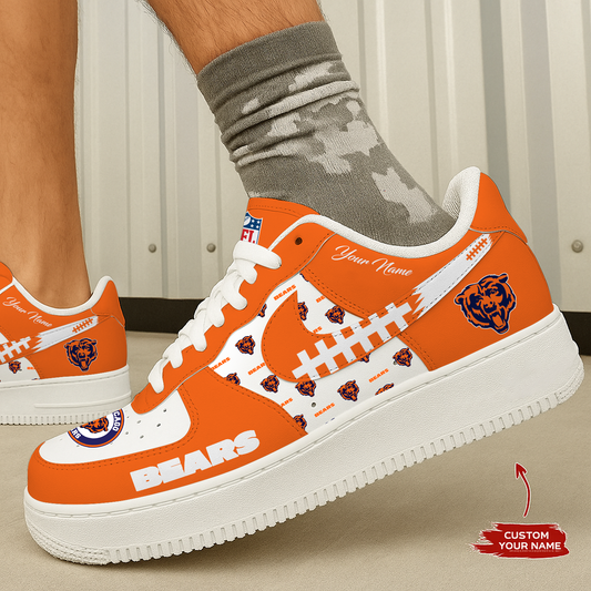 CHI x NFL Personalized AF1 Shoes DatND DVT