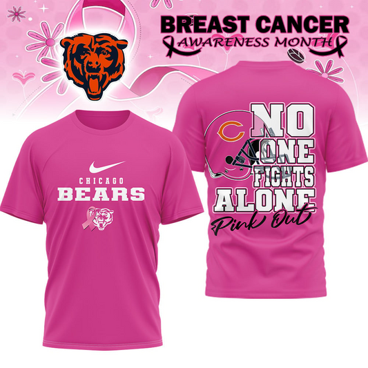 CHI x NFL Premium Breast Cancer October Shirt DDT NTL