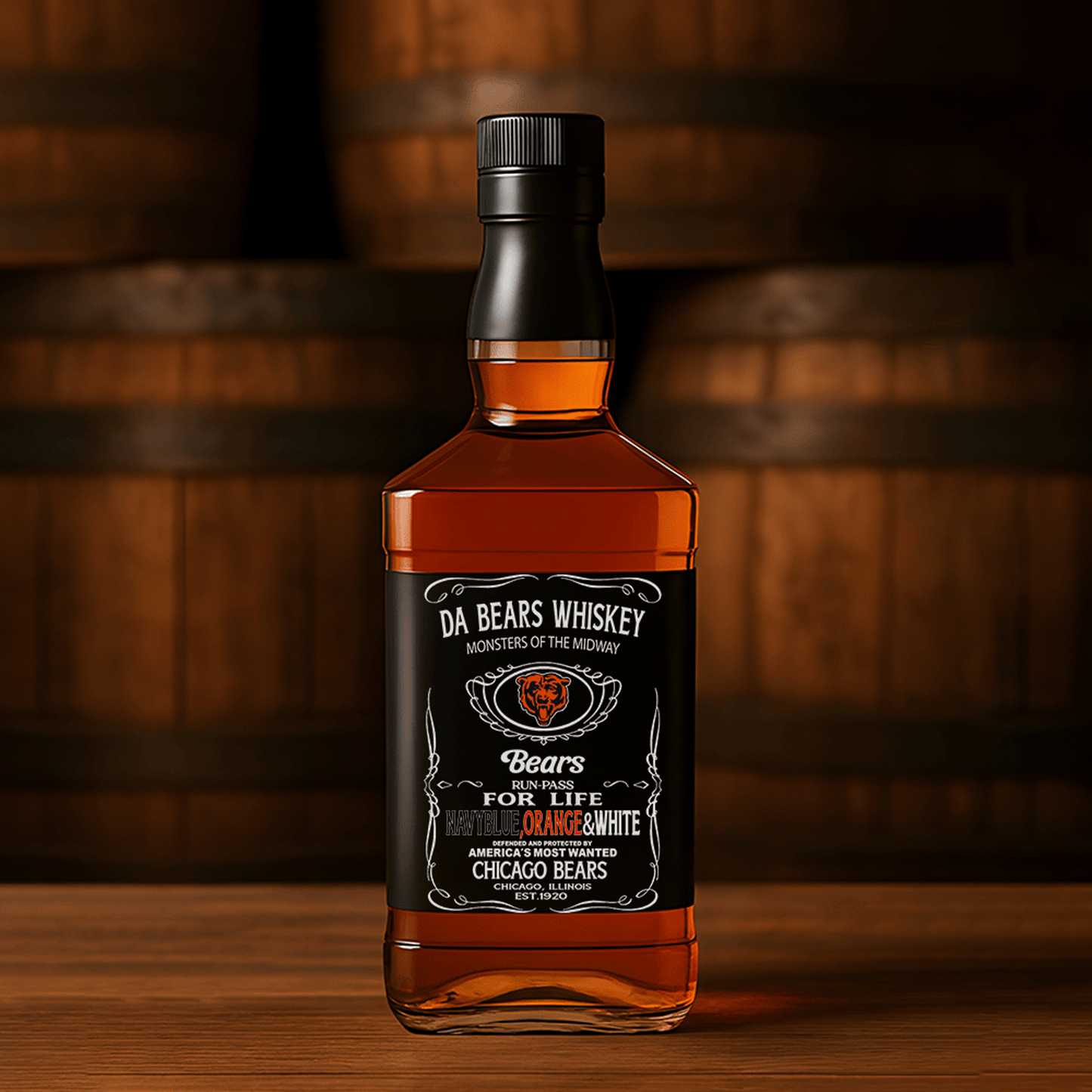 CHI x NFL Whiskey For True Fans Only DATND TANTD