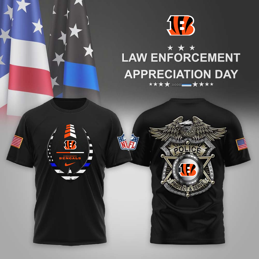 CIN Premium Law Enforcement Appreciation Day T-shirt DDT CTND
