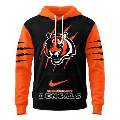 CIN Premium NFL Fan Pride Claw Hoodie DDT CTND