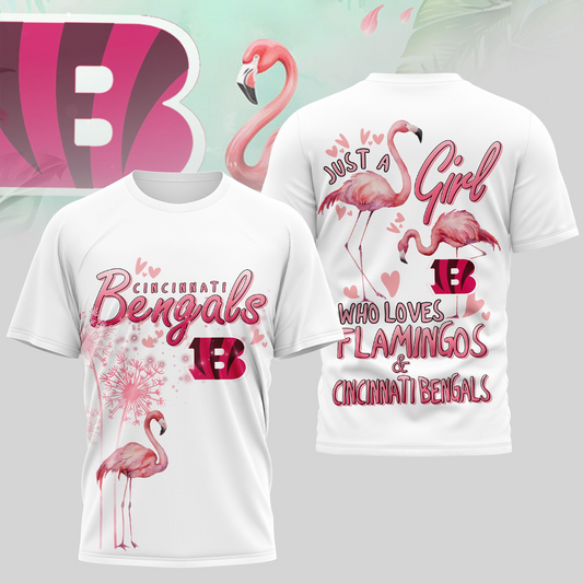 CIN Premium NFL Flamingo 3D Shirt DDT NTL