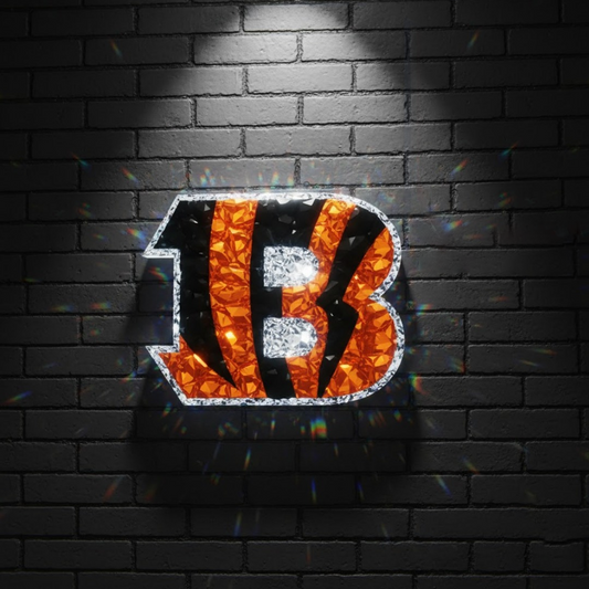 CIN X NFL Diamond Crystal Wall Art DatND DVT