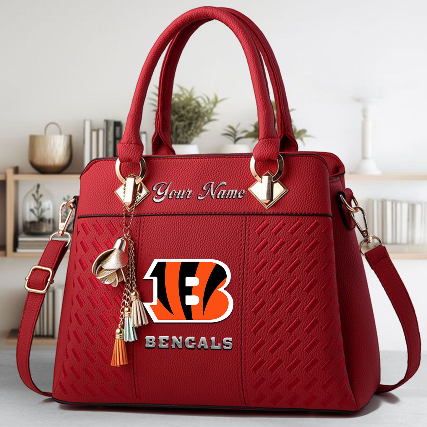 CIN x NFL Leather Bag DATND TANTD